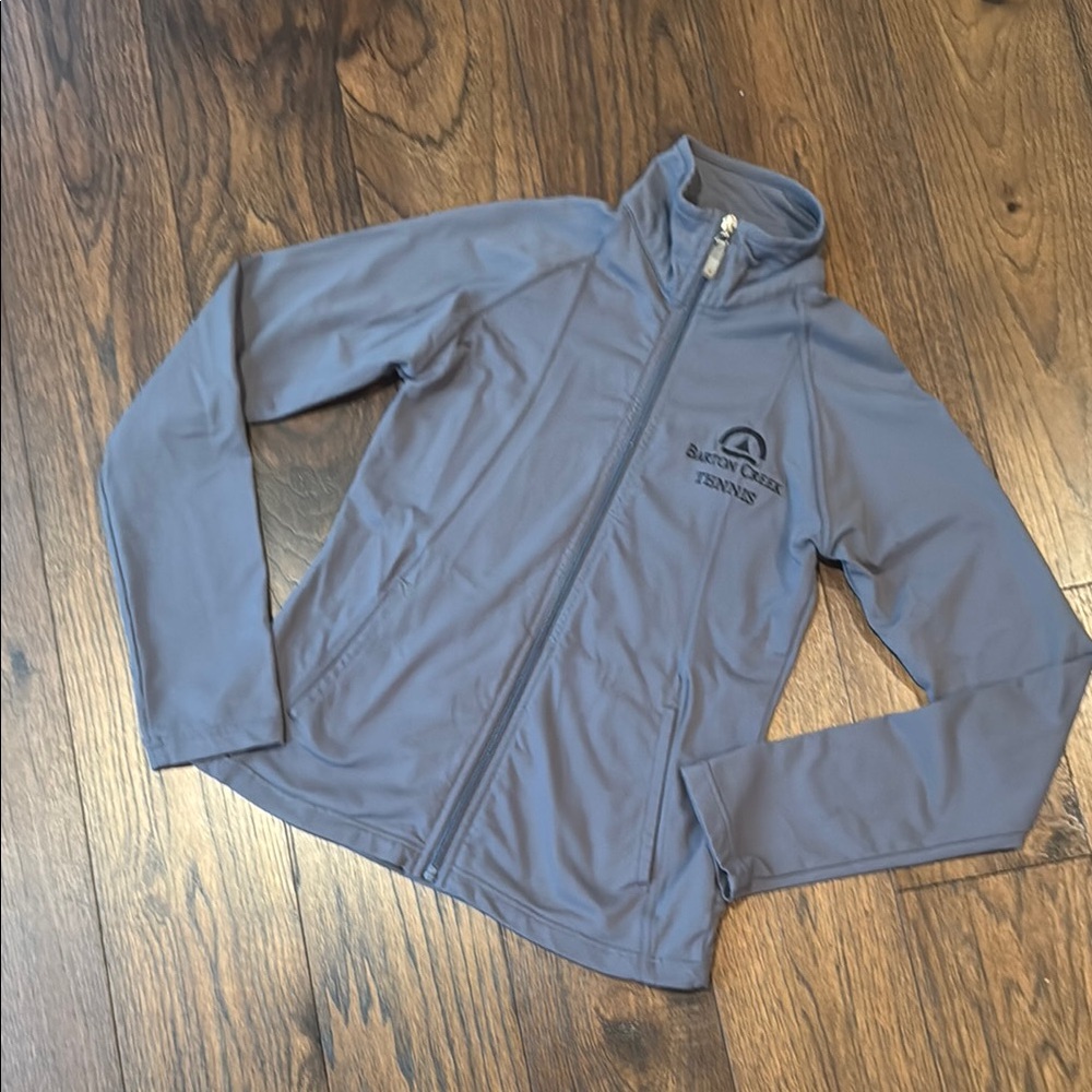 Gray Zip-Up Jacket